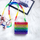 sac LGBT perles rainbow
