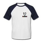 T-shirt lgbt first baseball Homme - blanc/marine