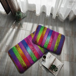 tapis arc en ciel multi-color