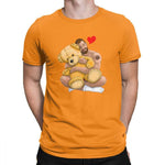 tee shirt LGBT calin orange