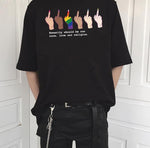 T shirt Doigt LGBT