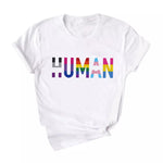 t shirt human lgbt